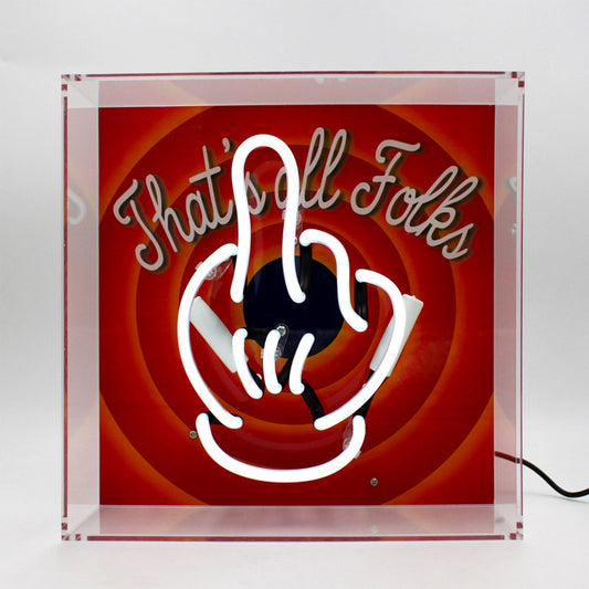 Neon Leuchte · That's All Folks