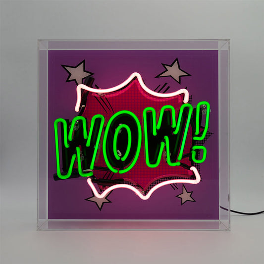 Neon Leuchte · Wow