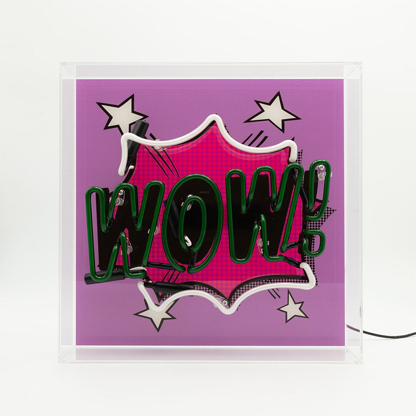 Neon Leuchte · Wow
