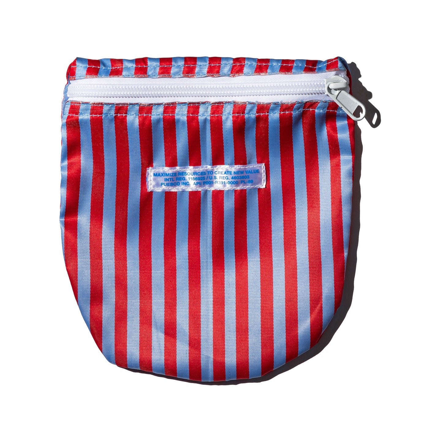 School Tie Pouch · Red x Light Blue