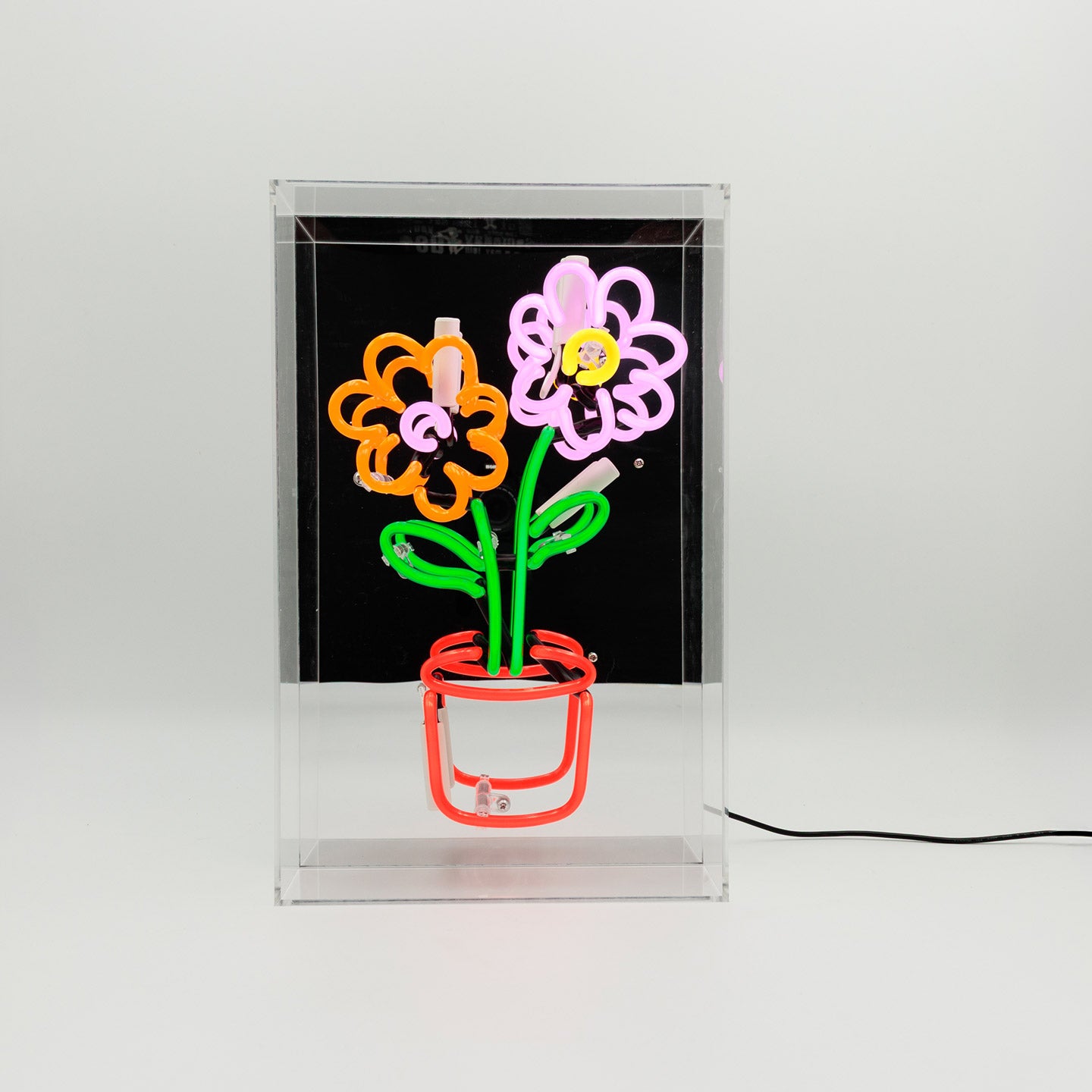 Neon Leuchte · Blumen