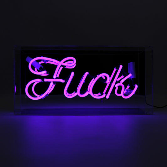 Neon Leuchte · Fuck