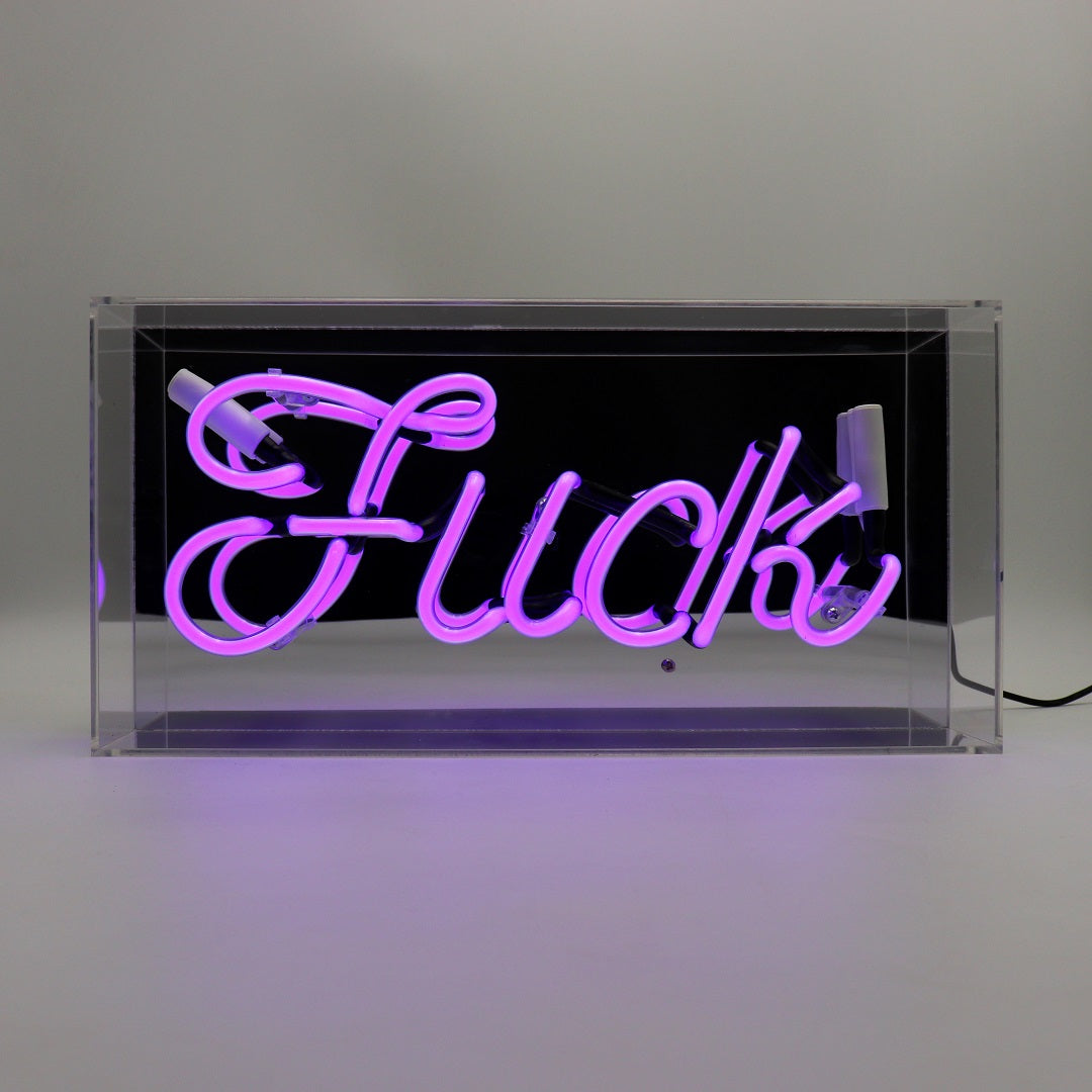 Neon Leuchte · Fuck
