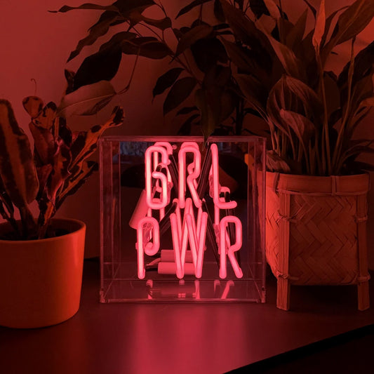 Neon Leuchte · Girl Power