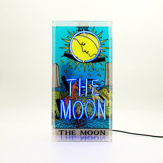 Neon Leuchte · Tarot: The Moon