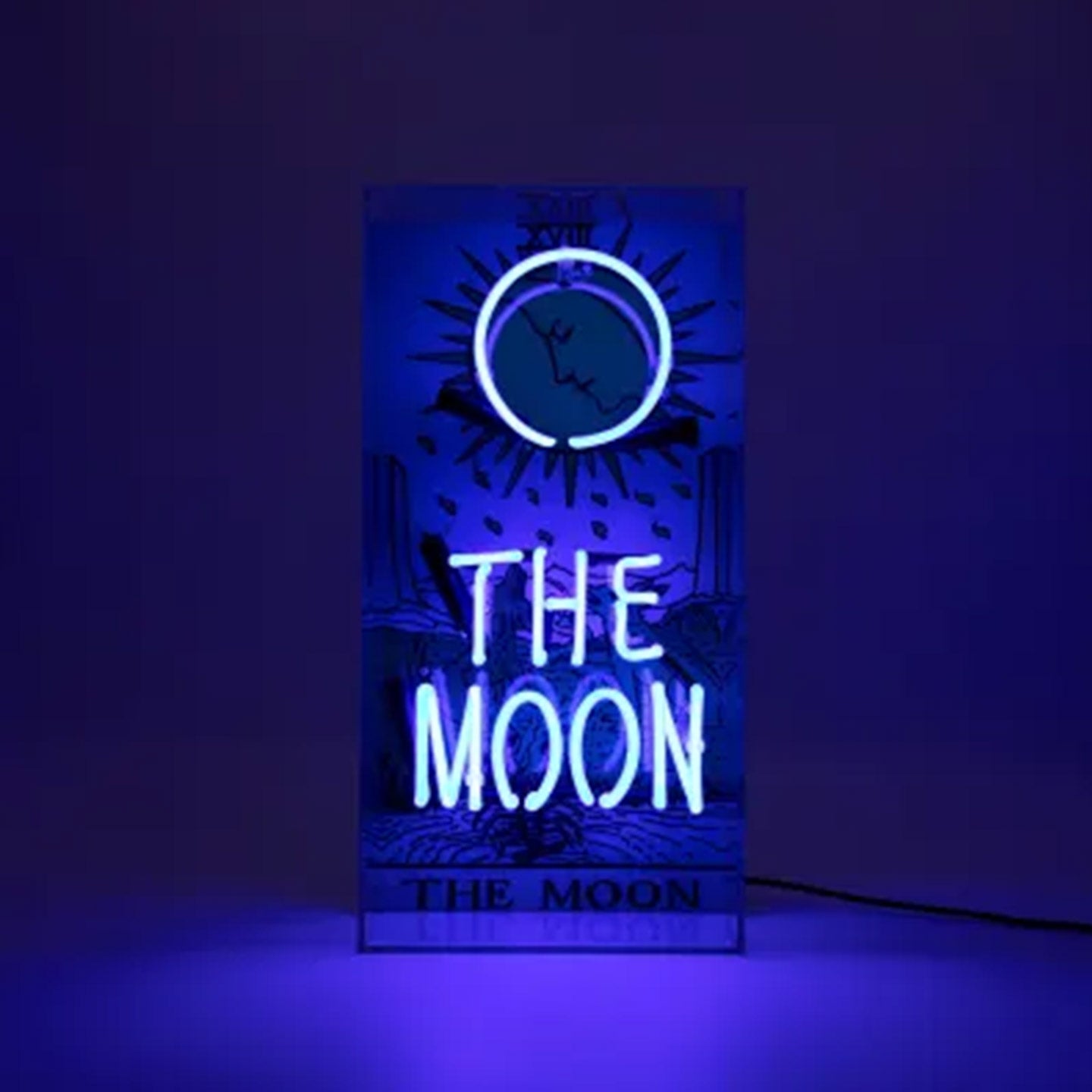 Neon Leuchte · Tarot: The Moon