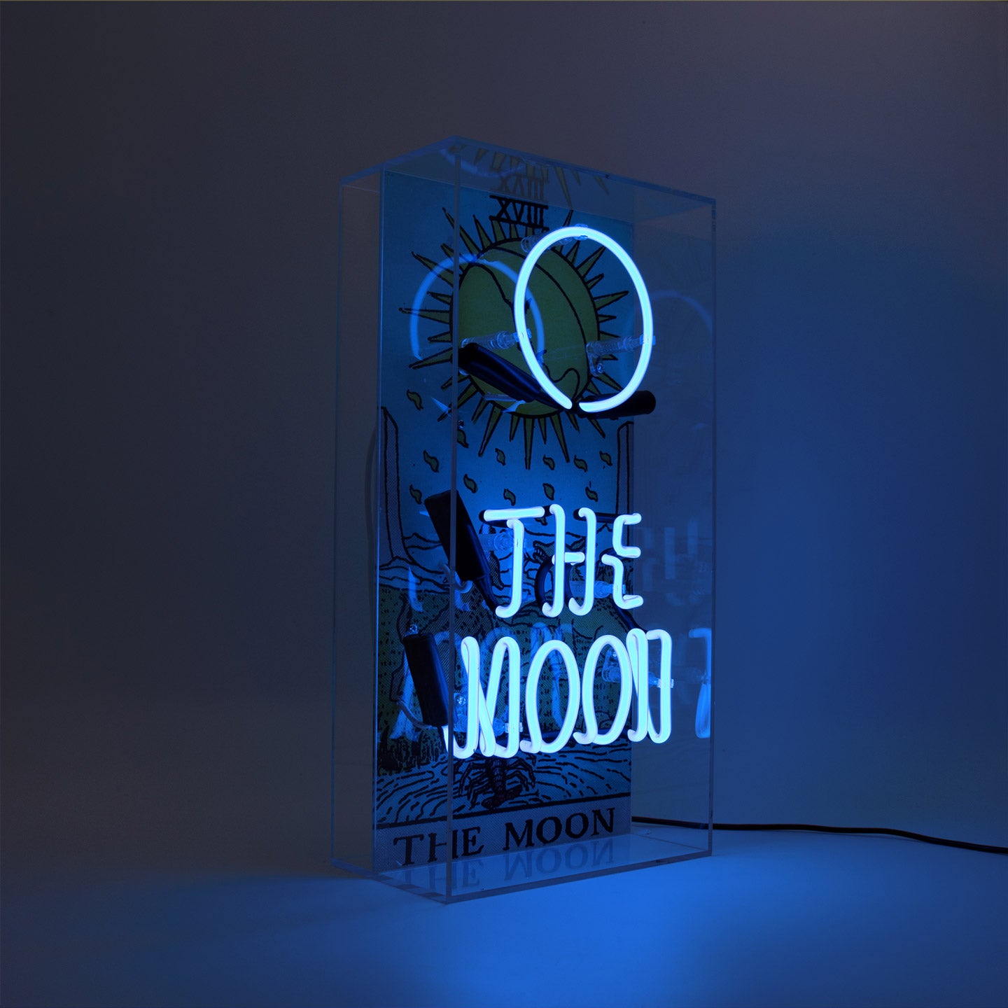 Neon Leuchte · Tarot: The Moon