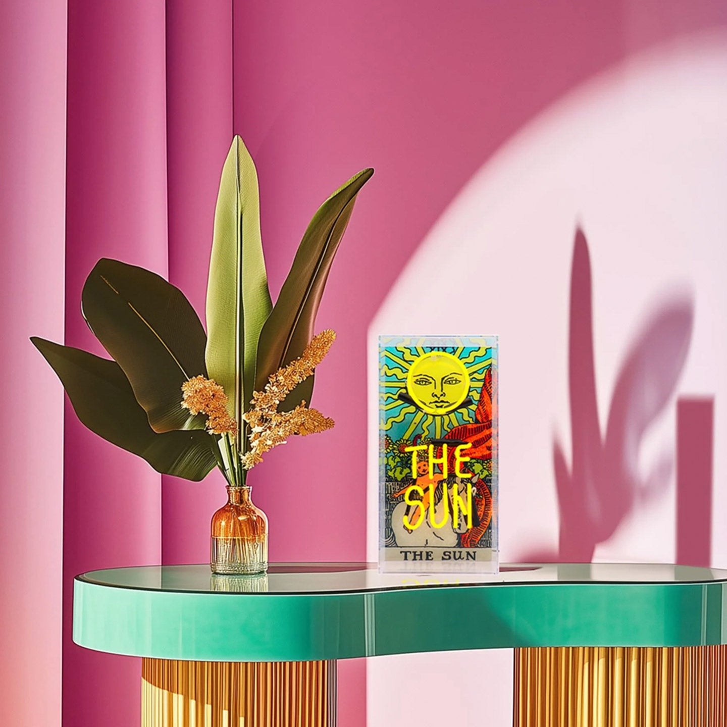 Neon Leuchte · Tarot: The Sun