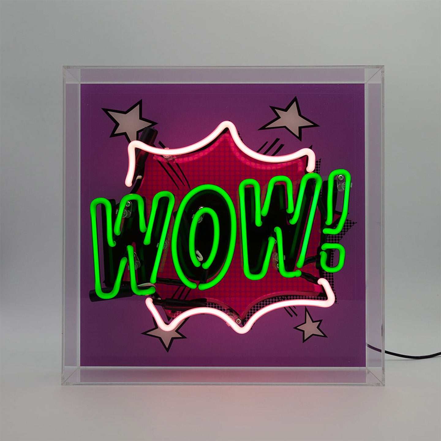 Neon Leuchte · Wow