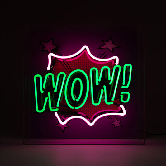 Neon Leuchte · Wow