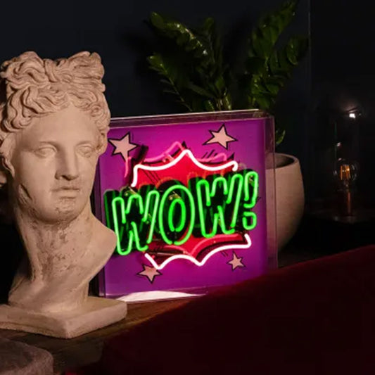 Neon Leuchte · Wow