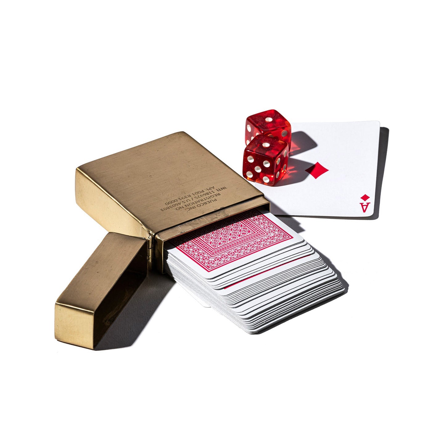 Karten-Etui aus Messing