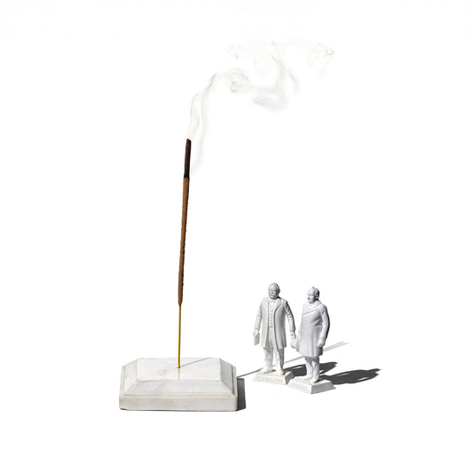 Marmor Incense Holder · quadratisch