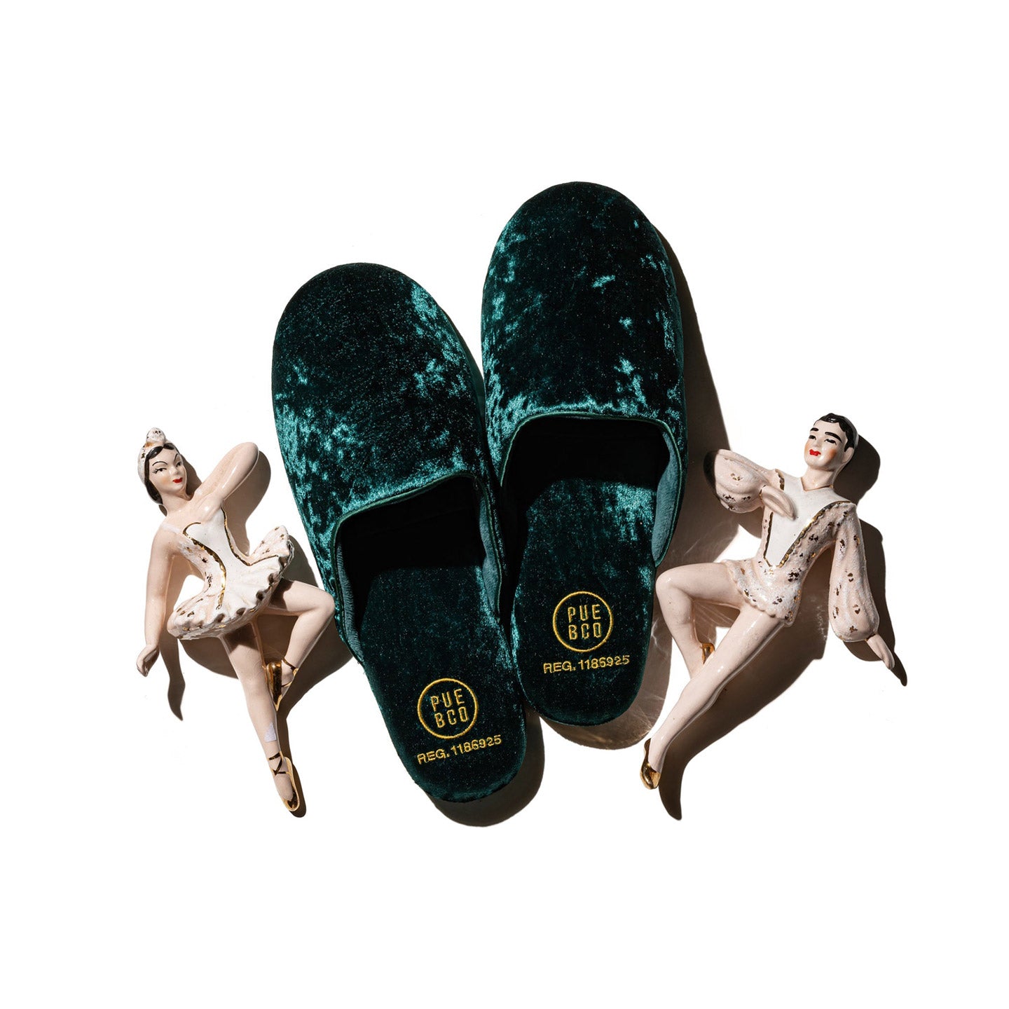 Samt-Slipper für Zuhause · in 2 Größen