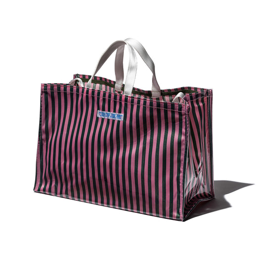 Beschichtete School Tie Tasche · Dark Green x Pink · COMING SOON